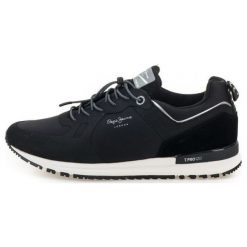 Pepe Jeans Tenisówki Męskie Tinker Pro-Bold 46 Czarny. Czarne trampki męskie marki Pepe Jeans, bez wzorów, z jeansu, bez zapięcia. W wyprzedaży za 335,00 zł.