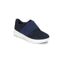 Buty FitFlop LACE UP. Niebieskie trampki i tenisówki damskie marki FitFlop, bez wzorów, bez zapięcia. Za 335,20 zł.