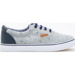Buty dziecięce: Bawełniane tenisówki - Jasny szar