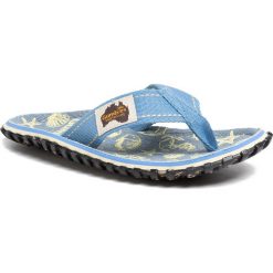 Japonki GUMBIES - Islander Seashells. Niebieskie klapki damskie Gumbies, bez wzorów, z tworzywa sztucznego, bez obcasa. Za 109,95 zł.