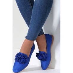 Mokasyny damskie: Kobaltowe Mokasyny Adorable Gumshoeing