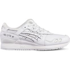 Asics Gel-Lyte III HL6A2-0101. Białe buty sportowe damskie Asics lifestyle, bez wzorów, ze skóry, sportowe, asics gel lyte. W wyprzedaży za 349,99 zł.