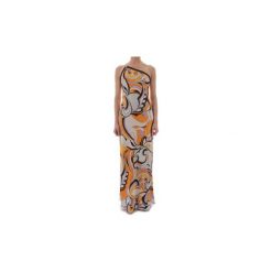 Sukienki długie Guess 92G789 7099Z. Szare sukienki damskie Guess, bez wzorów, bez kołnierzyka, bez rękawów, długie. Za 999,50 zł.