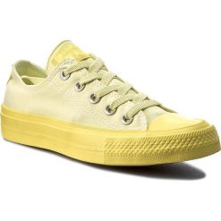 Trampki CONVERSE - Ctas II Ox 155726C Lemon Haze/Fresh Yellow. Żółte półbuty damskie marki Converse, bez wzorów, z gumy, bez zapięcia. W wyprzedaży za 229,00 zł.