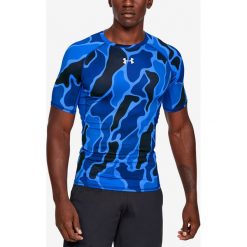 Under Armour HeatGear® Koszulka Niebieski. Niebieskie podkoszulki męskie Under Armour, m, bez wzorów, z elastanu, z krótkim rękawem. Za 188,95 zł.