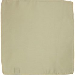 Elegancka, Męska Poszetka - ALTIES - Odcień Bladożółty POSZALTTANIA0098. Żółte poszetki męskie Alties, bez wzorów, z materiału, eleganckie. Za 16,90 zł.