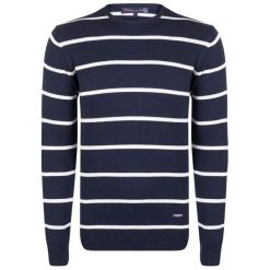 Giorgio Di Mare Męski Sweter Xl Ciemnoniebieski. Czarne swetry męskie marki Giorgio di Mare, xl, w paski, bez kołnierzyka, bez kaptura. Za 149,00 zł.