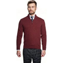 Sweter nagore troyer czerwony. Czerwone swetry męskie Recman, m, bez wzorów, bez kołnierzyka, bez kaptura. Za 249,00 zł.
