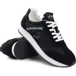 Sneakersy Calvin Klein Jeans. Czarne sneakersy męskie . Za 369,00 zł.