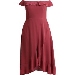 Długie sukienki: City Chic DRESS WRAP RUFFLE Długa sukienka rose