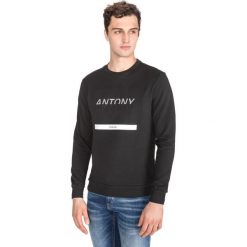 Antony Morato Bluza Czarny. Czarne bluzy męskie Antony Morato, xl, z aplikacjami, z elastanu, bez kołnierzyka, bez rękawów, bez kaptura. Za 306,95 zł.