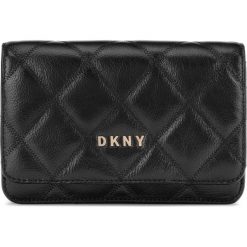 DKNY Sofia Medium Cross body bag Czarny. Czarne torebki klasyczne damskie DKNY, w paski, ze skóry, bez dodatków. Za 826,95 zł.