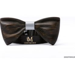 Drewniana mucha PAPILIO czarny dąb. Czarne muchy męskie Pakamera. Za 390,00 zł.