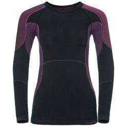 Odlo Koszulka tech. Odlo Shirt l/s crew neck EVOLUTION X-WARM - 180831 - 180831/60096/M. Czarne t-shirty damskie Odlo, l. Za 262,69 zł.