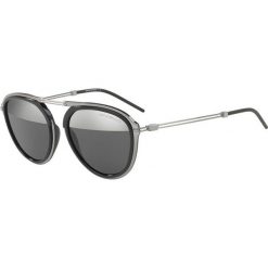 Emporio Armani - Okulary. Czarne okulary przeciwsłoneczne męskie marki Emporio Armani, z tworzywa sztucznego, okrągłe. Za 599,90 zł.