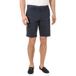 Lacoste Marine Szorty Niebieski. Niebieskie spodenki i szorty męskie Lacoste, bez wzorów, z elastanu, marine. Za 395,95 zł.