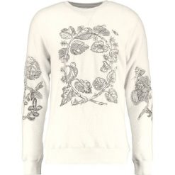 Soulland DAMIAN EMBROIDERY Sweter off white. Białe kardigany męskie marki Soulland, m, z materiału. W wyprzedaży za 450,45 zł.