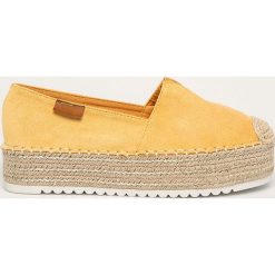 Answear - Espadryle Erynn. Żółte espadryle damskie ANSWEAR, bez wzorów, z gumy, bez obcasa, na obcasie. Za 119,90 zł.