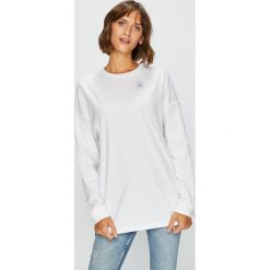 Converse - Bluza. Szare bluzy rozpinane damskie Converse, m, z bawełny, bez kaptura. W wyprzedaży za 129,90 zł.