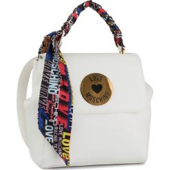 Plecak LOVE MOSCHINO - JC4047PP1ALG0100 Bianco. Białe plecaki damskie eleganckie. Za 919,00 zł.