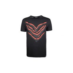 T-shirty z krótkim rękawem Roberto Cavalli HYX17T JE046. Czarne t-shirty męskie Roberto Cavalli, xl, bez wzorów, bez kołnierzyka, krótkie. Za 199,00 zł.