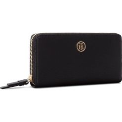 Akcesoria damskie: Duży Portfel Damski TOMMY HILFIGER - Th Signature Strap Lrg Za Wallet AW0AW04894 002