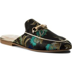 Klapki damskie: Klapki HEGO’S MILANO – 1022 Fiori Lam.Blu/Acc.Plat.