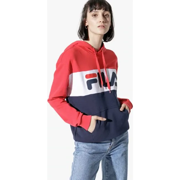 Fila Bluza Lori Hoodie Sweat , granatowy, rozmiar L. Niebieskie bluzy damskie Fila, s, bez wzorów, z bawełny, bez rękawów, bez kaptura. W wyprzedaży za 299,99 zł.