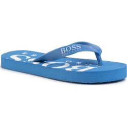 Japonki BOSS - J29198 Turquoise 760. Niebieskie sandały dziewczęce Boss, z tworzywa sztucznego. W wyprzedaży za 119,00 zł.