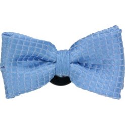 Muszka mosca błękit 201. Niebieskie muszki męskie Recman, bez wzorów, eleganckie. Za 19,00 zł.