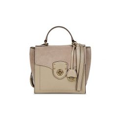Torebki do ręki Lauren Ralph Lauren MILBROOK SATCHEL SMALL. Szare torebki klasyczne damskie marki Lauren Ralph Lauren, bez wzorów, do ręki, bez dodatków. Za 1055,20 zł.
