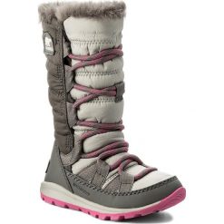 Kozaki dziewczęce: Śniegowce SOREL – Children’s Whitney Lace NC1895 Pink Ice/Quarry