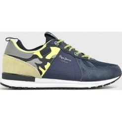 Pepe Jeans - Buty Tinker Pro. Niebieskie buty sportowe męskie Pepe Jeans, z jeansu, na sznurówki. W wyprzedaży za 329,90 zł.