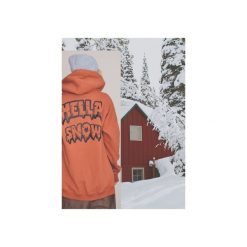 Bluza Hella Snow Hoodie Brick. Pomarańczowe bluzy damskie Don't need no samurai, m, z aplikacjami, bez rękawów. Za 299,00 zł.