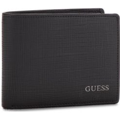 Duży Portfel Męski GUESS - SM2541 LEA20 BLA. Czarne portfele męskie Guess, ze skóry ekologicznej. Za 279,00 zł.