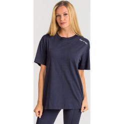 T-SHIRT BEBER sportmax code. Niebieskie t-shirty damskie Sportmax Code, m, z aplikacjami, z bawełny, z okrągłym kołnierzem. Za 233,40 zł.