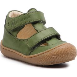 Sandały NATURINO - Puffy 0012013359.01.0F06 M Kaki. Zielone sandały chłopięce Naturino, ze skóry, bez zapięcia. Za 319,00 zł.