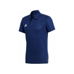 Adidas Koszulka męska CORE 18 Polo granatowa r. S (CV3589). Niebieskie koszulki polo Adidas, m. Za 79,00 zł.