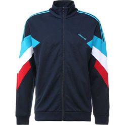Adidas Originals PALMESTON Kurtka sportowa collegiate navy/bold aqua. Szare kurtki sportowe męskie marki adidas Originals, l, z nadrukiem, z bawełny, z kapturem. Za 379,00 zł.