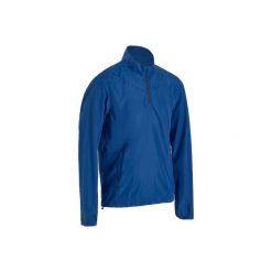 Bluza do golfa wiatroszczelna Windcut 900. Niebieskie bluzy męskie marki INESIS, s, z materiału. W wyprzedaży za 59,99 zł.