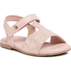 Sandały BIBI - Baby Birk Mini 1088071 Camellia. Różowe sandały dziewczęce Bibi, ze skóry, bez zapięcia. Za 149,00 zł.