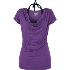 Bluzki asymetryczne: Black Premium by EMP Emma Koszulka damska jasnofioletowy (Lilac)