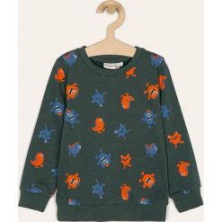 Name it - Bluza dziecięca 92-128 cm. Niebieskie bluzy chłopięce Name it, z nadrukiem, z bawełny, bez rękawów, bez kaptura. W wyprzedaży za 44,90 zł.