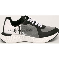Calvin Klein Jeans - Buty. Niebieskie sneakersy męskie Calvin Klein Jeans, z jeansu, na sznurówki. W wyprzedaży za 479,90 zł.