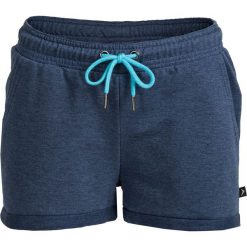 Spodenki dresowe damskie SKDD600 - denim melanż - Outhorn. Szare szorty damskie marki Outhorn, na lato, melanż, z poliesteru. Za 39,99 zł.