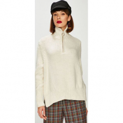 Trendyol - Sweter. Szare golfy damskie marki Vila, l, z bawełny, z okrągłym kołnierzem. Za 119,90 zł.