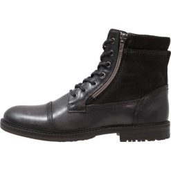 ALDO LUCIO Botki sznurowane black. Czarne botki męskie marki ALDO, z materiału, na sznurówki. W wyprzedaży za 535,20 zł.