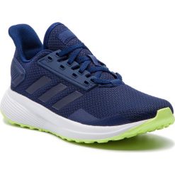 Buty adidas - Duramo 9 F34666 Dkblue/Dkblue/Hireye. Niebieskie buty sportowe damskie Adidas, bez wzorów, z tworzywa sztucznego, sportowe, do biegania. W wyprzedaży za 169,00 zł.