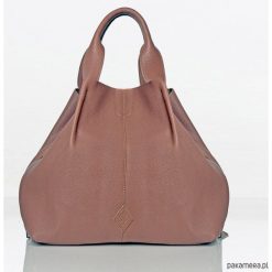 Torebki klasyczne damskie: GALAXY ZIPPER MIDI BAG Mokka Pink