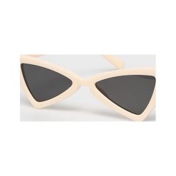 Answear - Okulary Intake. Białe okulary przeciwsłoneczne damskie marki ANSWEAR, prostokątne. Za 39,90 zł.